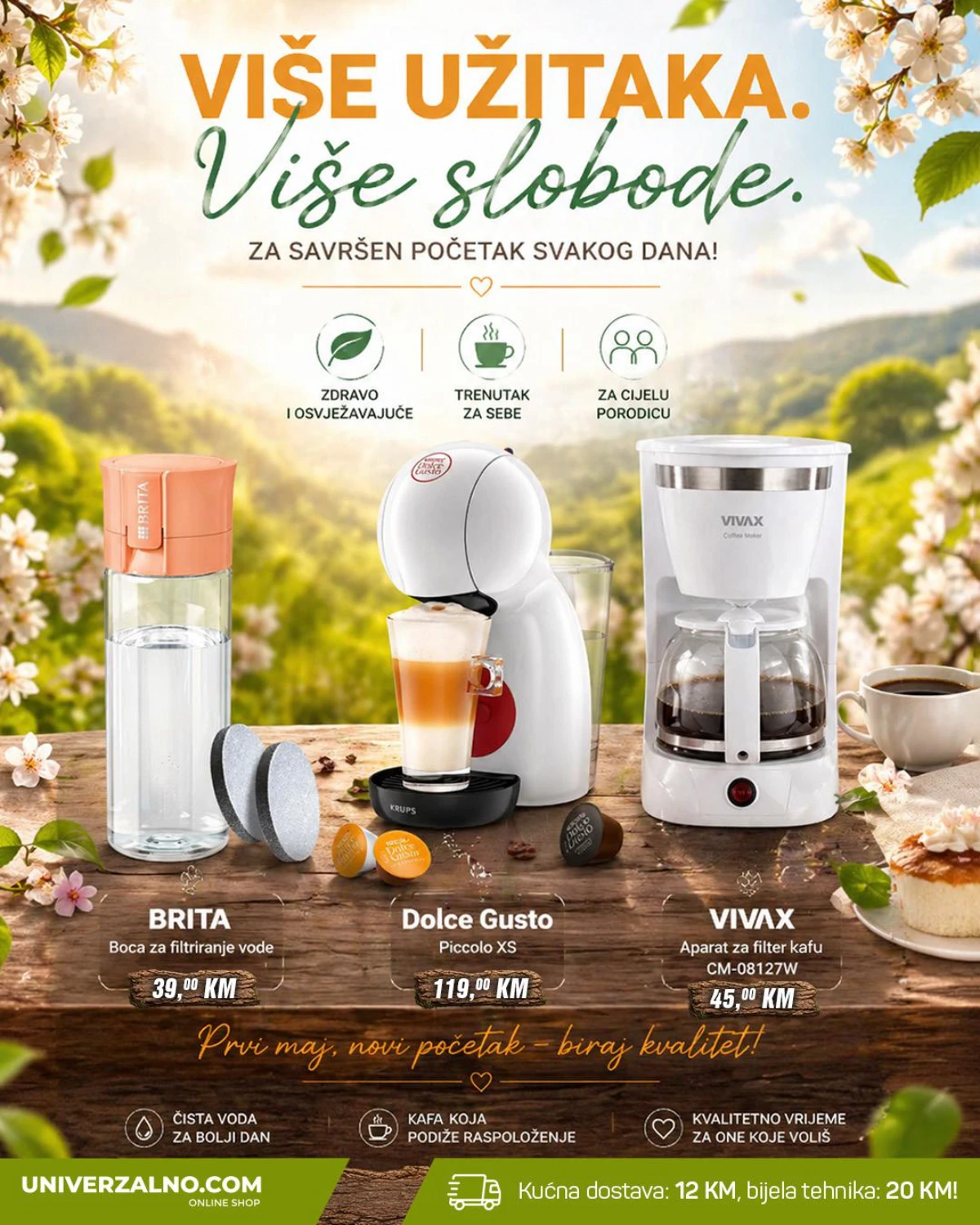 Aparati za kafu i filteri Univerzalno katalog akcija